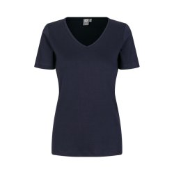 ID Interlock T-shirt | v-hals | dame