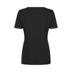 Interlock T-shirt | v-hals | dame