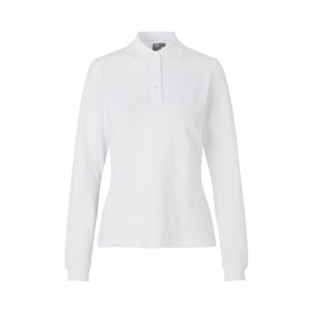 ID Langrmet poloshirt stretch dame
