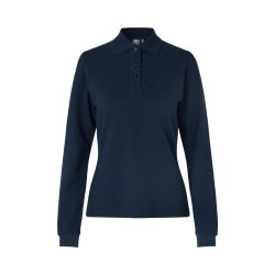 ID Langrmet poloshirt stretch dame