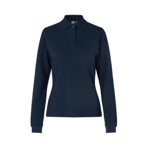 ID Langrmet poloshirt stretch dame