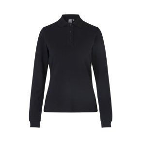 ID Langrmet poloshirt stretch dame
