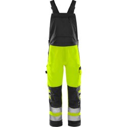 FRISTADS HIVIS GREEN OVERALLS KL.2 1030 GPLU