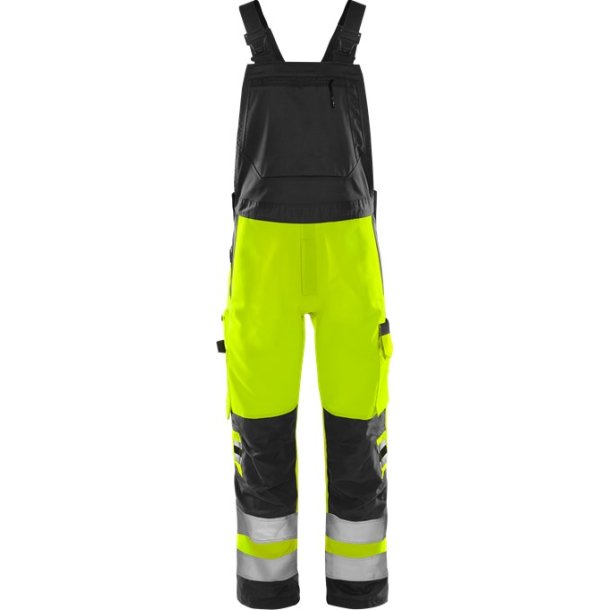 FRISTADS HIVIS GREEN OVERALLS KL.2 1030 GPLU