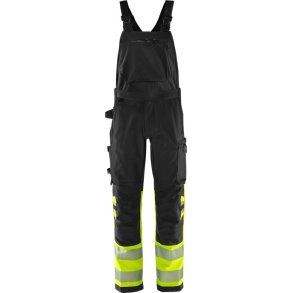 FRISTADS HIVIS GREEN STRETCH OVERALLS KLASSE 1 1032 GSTP