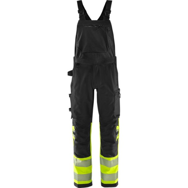 FRISTADS HIVIS GREEN STRETCH OVERALLS KLASSE 1 1032 GSTP