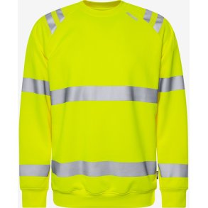 Fristads High vis Green sweatshirt klasse 3 7862 GPSW 