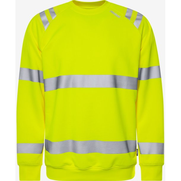 Fristads High vis Green sweatshirt klasse 3 7862 GPSW 