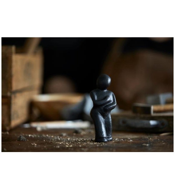 F&H Mors Skulptur "Mrk efter! Fles det rigtigt, s er det vejen"