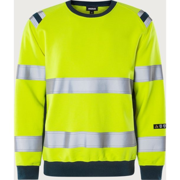 Fristads FLAMESTAT HIGH VIS SWEATSHIRT KL.3 7076 SFLH