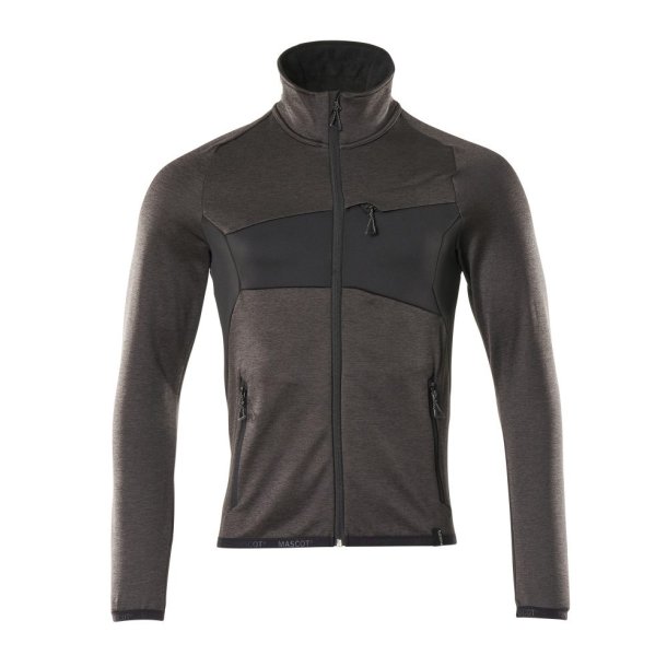 Fleecetrje med lynls