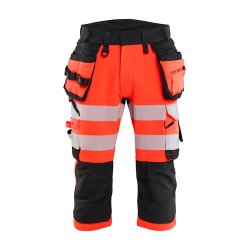 Bl�kl�der 1123 High Vis Knickers 4-vejs stretch