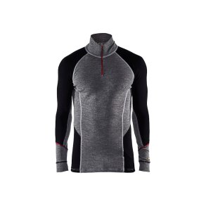 Bl�kl�der 4699 Lang�rmet undertr�je xwarm merinould half zip