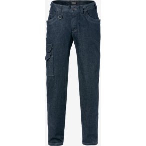 Fristads Service denim stretchbukser dame m. 2 refleksbnd