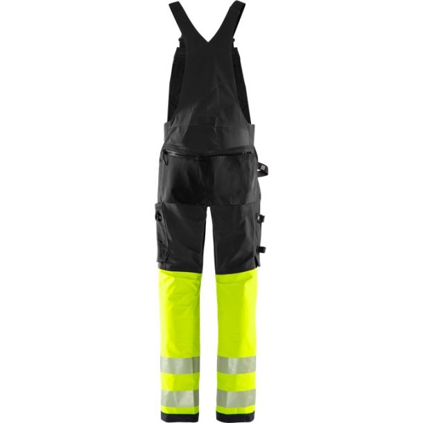 FRISTADS HIVIS GREEN STRETCH OVERALLS KLASSE 1 1032 GSTP