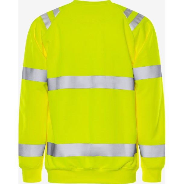 Fristads High vis Green sweatshirt klasse 3 7862 GPSW 