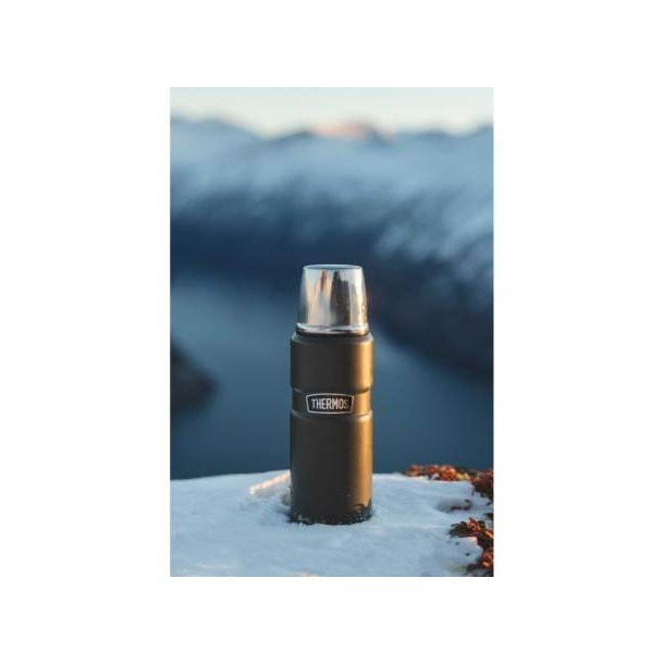 F&H Thermos Stainless King Termoflaske 470 ml Army