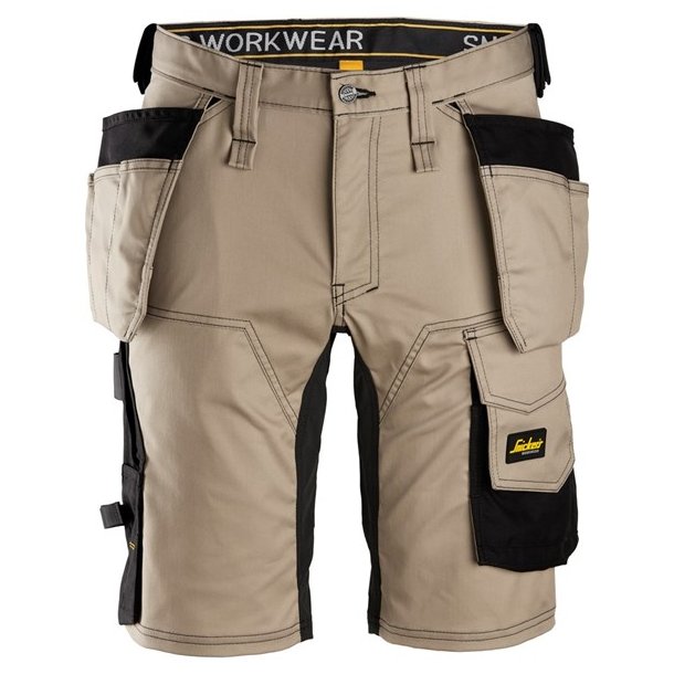 Snickers AllroundWork, stretch shorts med hylsterlommer
