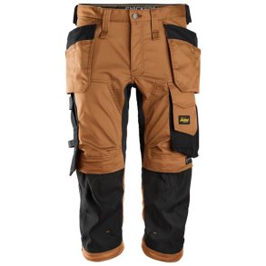 Snickers AllroundWork, stretch piratbukser med hylsterlommer
