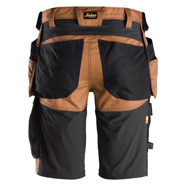 Snickers AllroundWork, stretch shorts med hylsterlommer