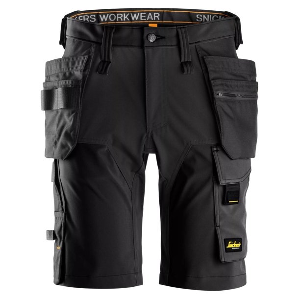 Snickers AllroundWork, shorts i 4-vejs stretch med hylsterlommer