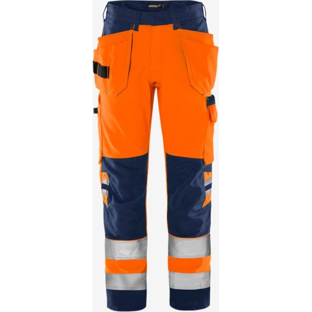 FRISTADS HIVIS GREEN H�NDV�RKERBUKS KL.2