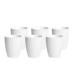 F&H Pillivuyt Termokrus 25 cl 6 stk, Pliss