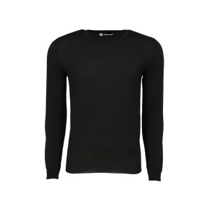 Shona 229 Unisex Round neck Pullover Extrafine Merino blend Black