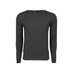 Shona 229 Unisex Round neck Pullover Extrafine Merino blend Navy