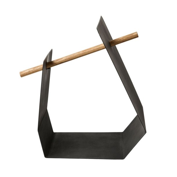 Andersen Furniture Edge Magazine Holder H: 45 cm - Metal/Egetr�