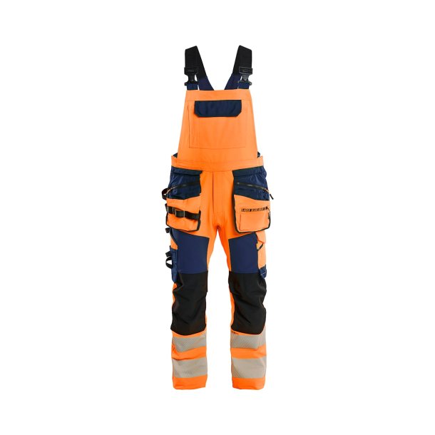 Bl�kl�der High Vis Overall 4-vejs stretch