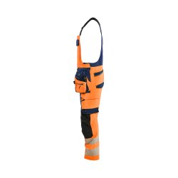Bl�kl�der High Vis Overall 4-vejs stretch