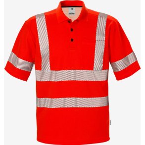 FRISTADS HI VIS POLOSHIRT KL.2