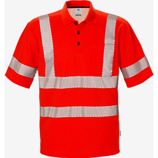 FRISTADS HI VIS POLOSHIRT KL.2