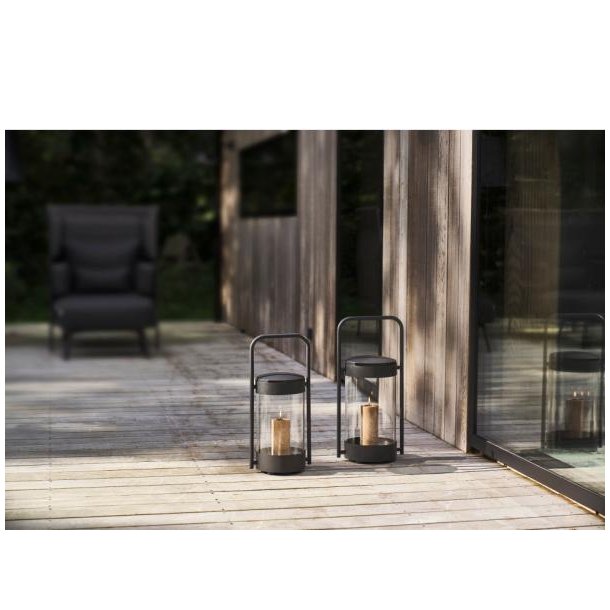 F&H Villa Collection Lanterne 26 x 20 x 56,7 cm Sort