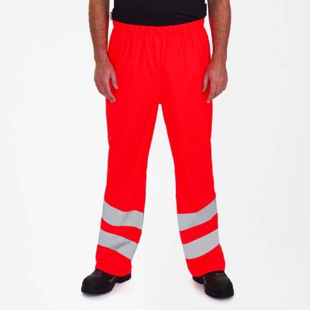 F. Engen Safety Regnbukser High Vis R&oslash;d/sort 5XL