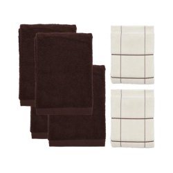 F&H Sdahl Hndkl. str. XL offwhite, Vista &amp; taupe, Comf.