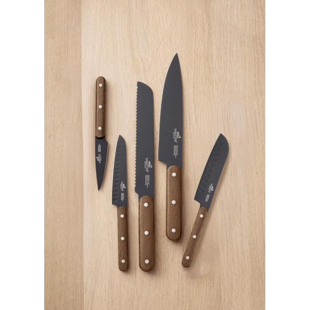 Lion Sabatier International Phenix Walnut Knivst 5 dele Sort/Tr