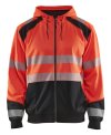 High Vis Rød/sort,XS