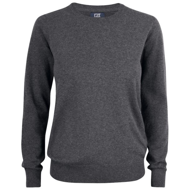 Cutter &amp; Buck Oakville Crewneck Ladies Koksgr&aring; XL