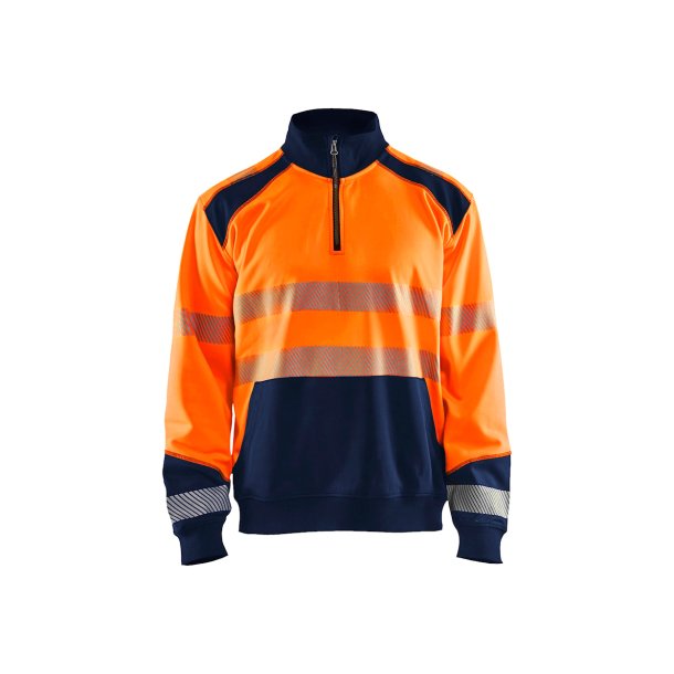 Blklder High Vis Sweatshirt half zip