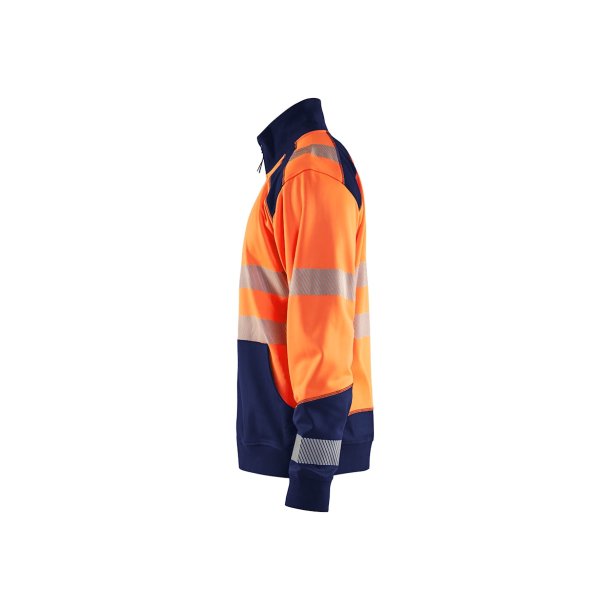 Bl�kl�der High Vis Sweatshirt half zip