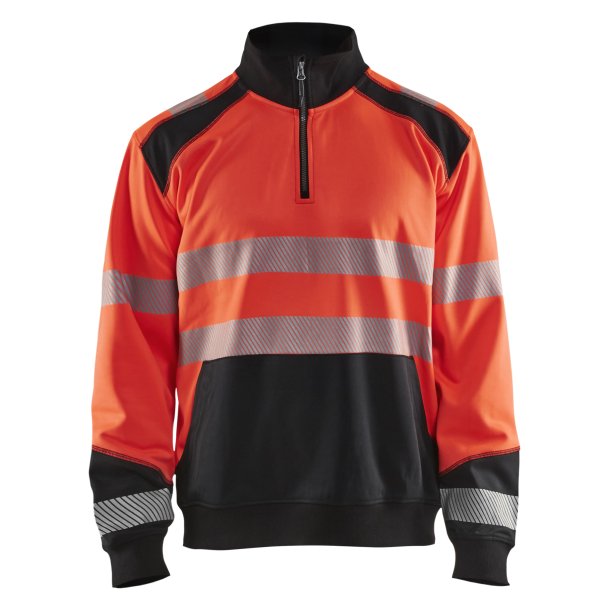 Blklder HIGH VIS SWEATSHIRT HALF ZIP