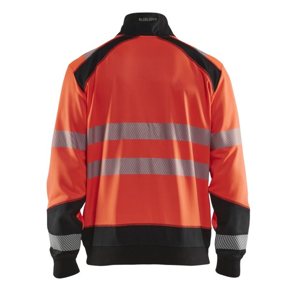 Bl�kl�der HIGH VIS SWEATSHIRT FULL ZIP