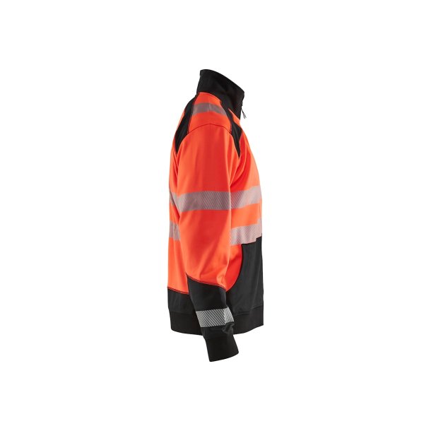 Bl�kl�der HIGH VIS SWEATSHIRT FULL ZIP