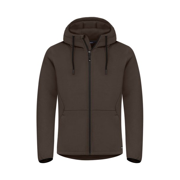 Cutter &amp; Buck Pemberton Hood FZ Men M&oslash;rk Mokka 4XL