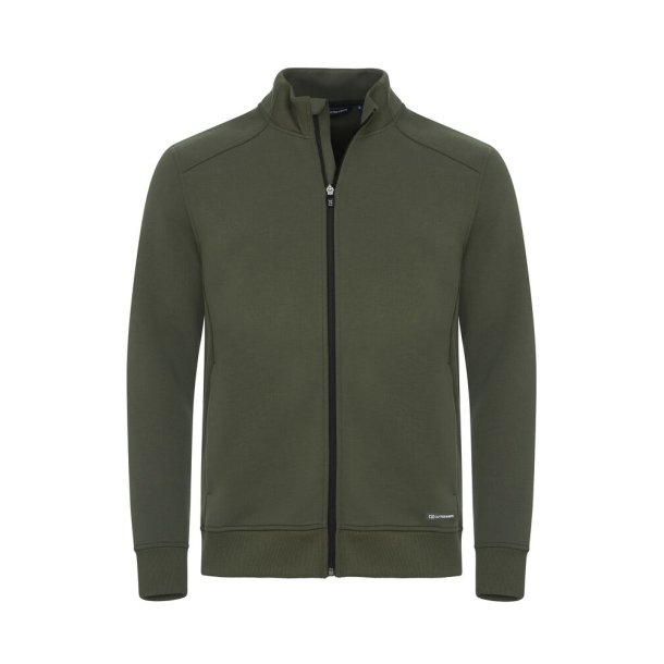 Cutter &amp; Buck Pemberton Cardigan Full Zip Men Oliven  3XL
