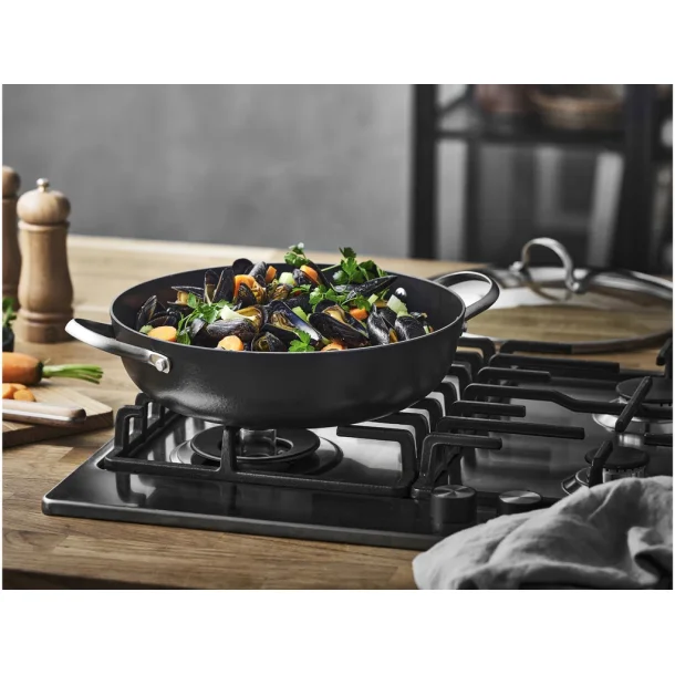 Pillivuyt Gourmet Garonne Gryde Dia 30 cm 4,7 liter Sort