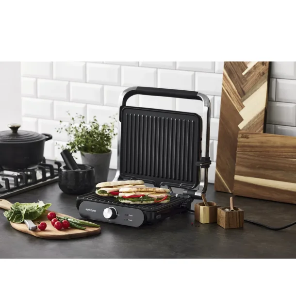F&H Nordic Sense Paninigrill 28 x 23 cm 2000 watt Sort