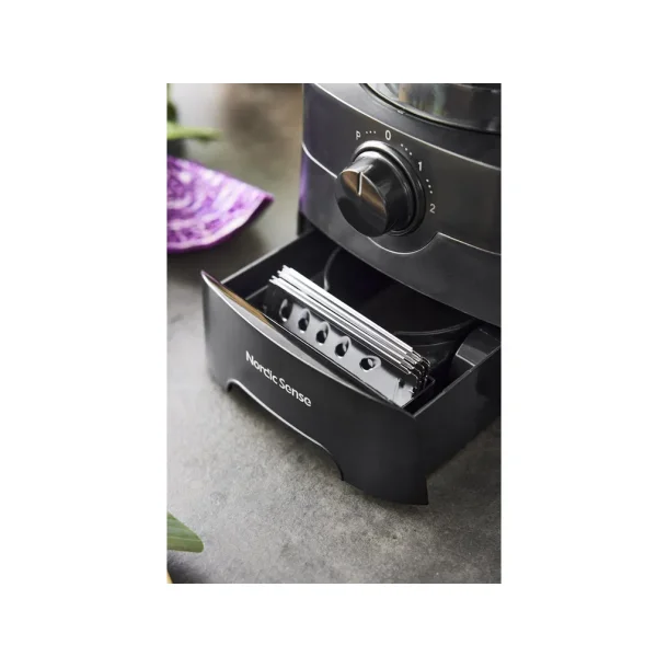 F&H Nordic Sense Foodprocessor 3,5 liter 1000 watt Sort